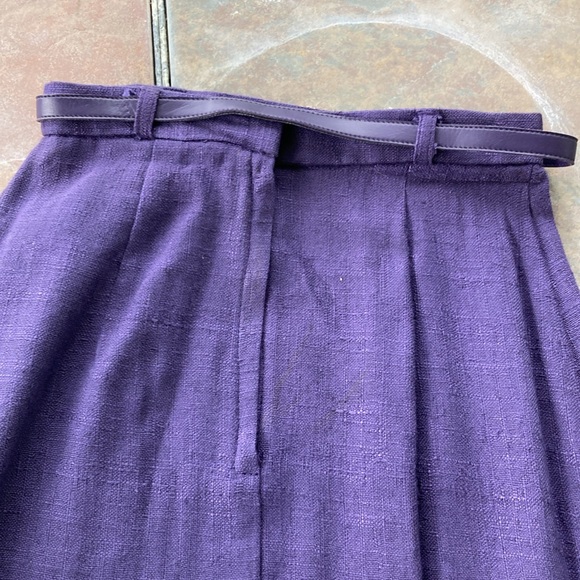 Vintage 90s Purple Pencil Skirt - Picture 4 of 8